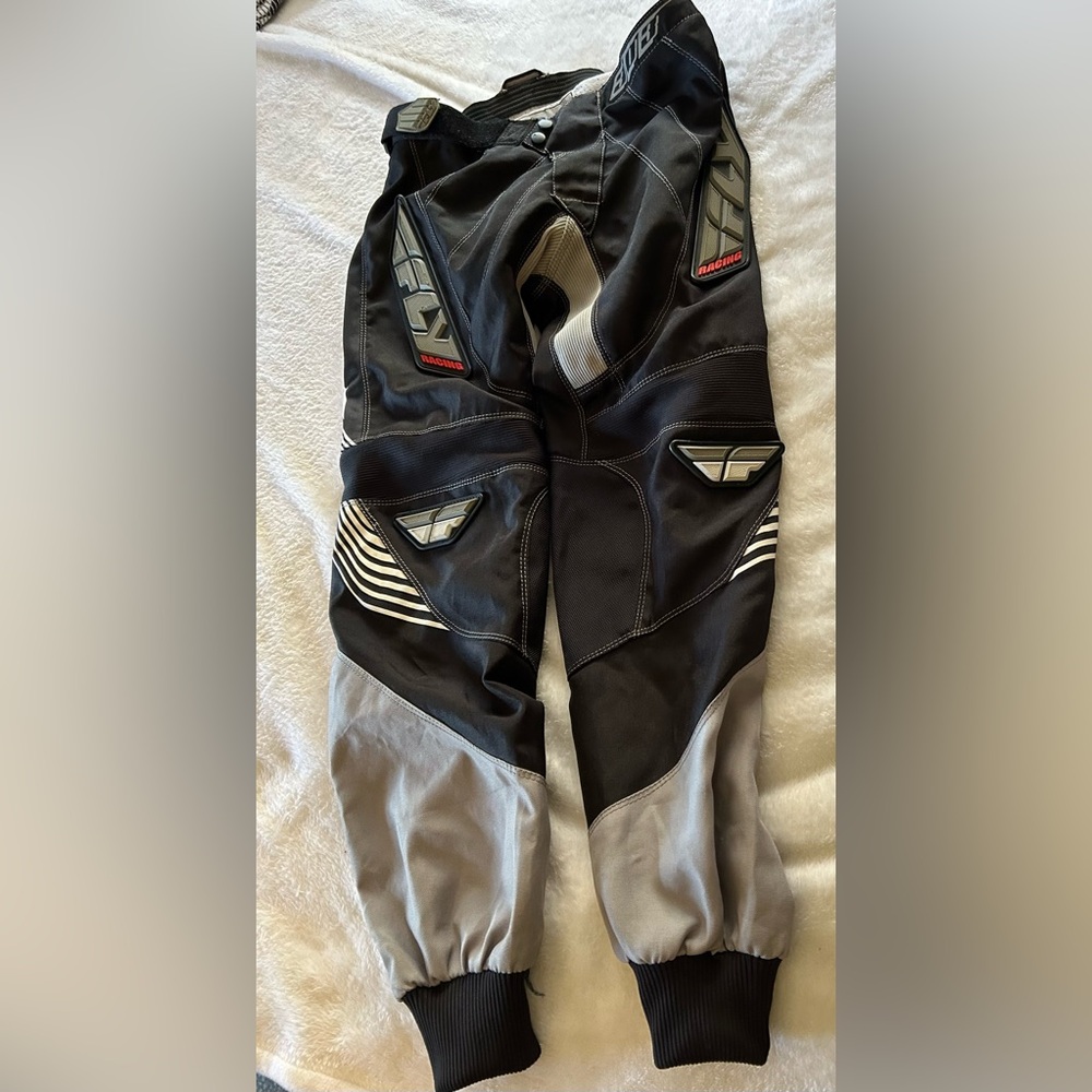 Fly Racing 303 race pants. Grey/black. Size 30